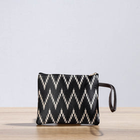 Black Kutch Handcrafted Cotton Running Sticth Shoulder Bag (Set of 2) 