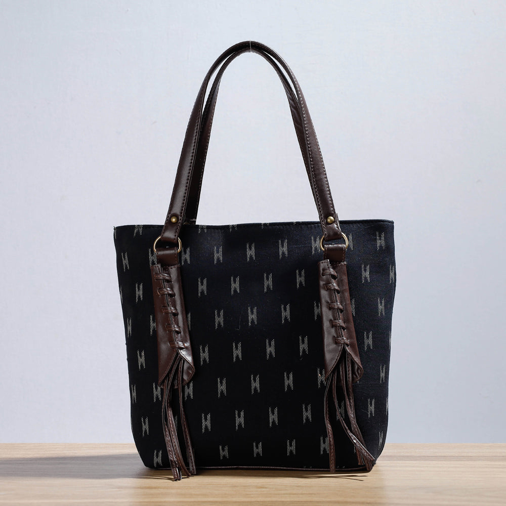 Black Kutch Handcrafted Cotton Shoulder Bag (Set of 2)