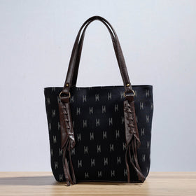 Black Kutch Handcrafted Cotton Shoulder Bag (Set of 2)