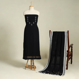 Buy Kutch Handloom Organic Kala Cotton Dress Material