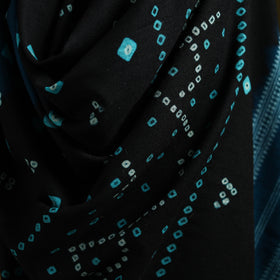 Kutch handwoven bandhani merino wool shawl 19 - handcrafted