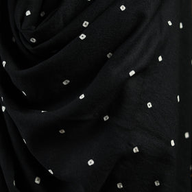 Kutch handwoven merino wool bandhani tie-dye shawl 89