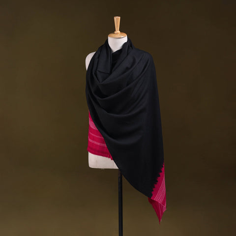 Kutch handwoven merino wool shawl 38 - handcrafted