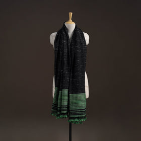 Kutch handwoven merino wool shawl 40 - handcrafted