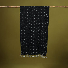 Kutch handwoven merino wool tie-dye bandhani stole 12