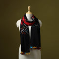 Kutch handwoven merino wool tie-dye bandhani stole 25