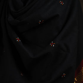 Kutch handwoven zari & mirror work acrylic wool shawl 27