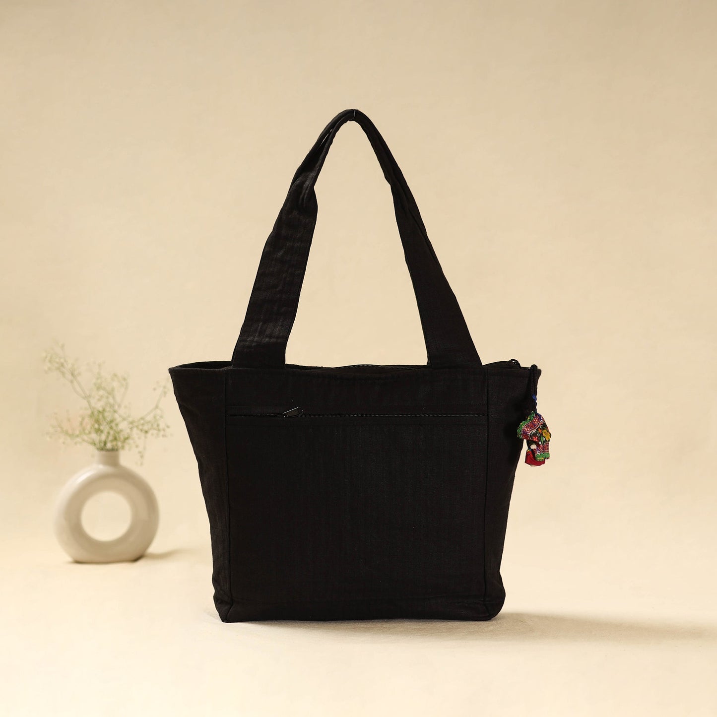 Kutch jat hand embroidered tote bag 113 - handcrafted