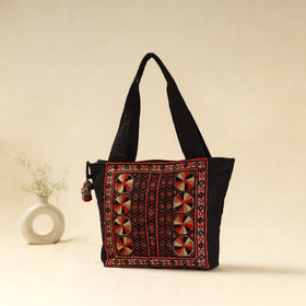 Kutch jat hand embroidered tote bag 113 - handcrafted