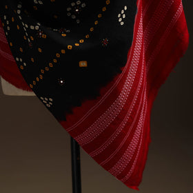 Kutch mirror work handwoven bandhani bagida woolen shawl 21