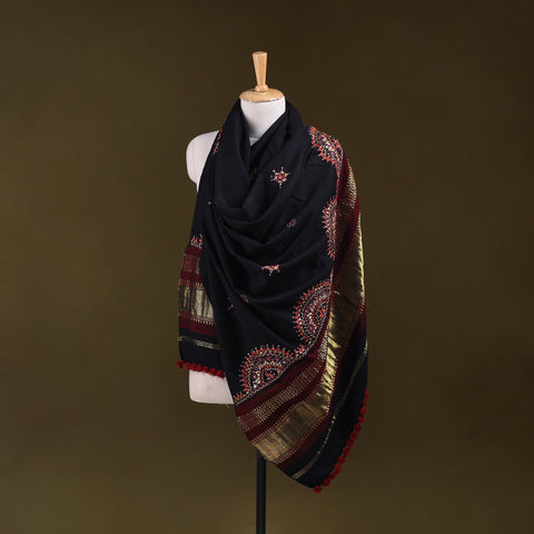 Kutch mirror work handwoven neran hand embroidery acrylic