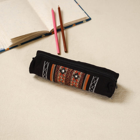 Kutch neran hand embroidered pencil pouch 240 - handcrafted