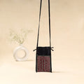 Kutch neran hand embroidered sling dori mobile pouch 212