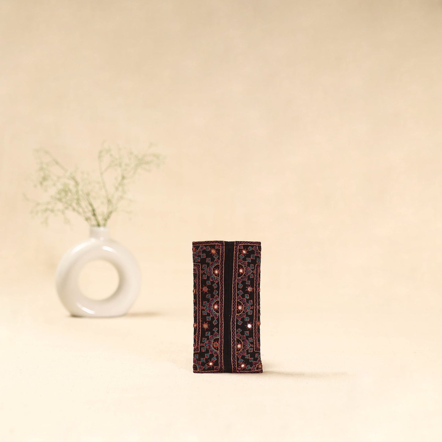 Kutch neran hand embroidered spectacle pouch 233