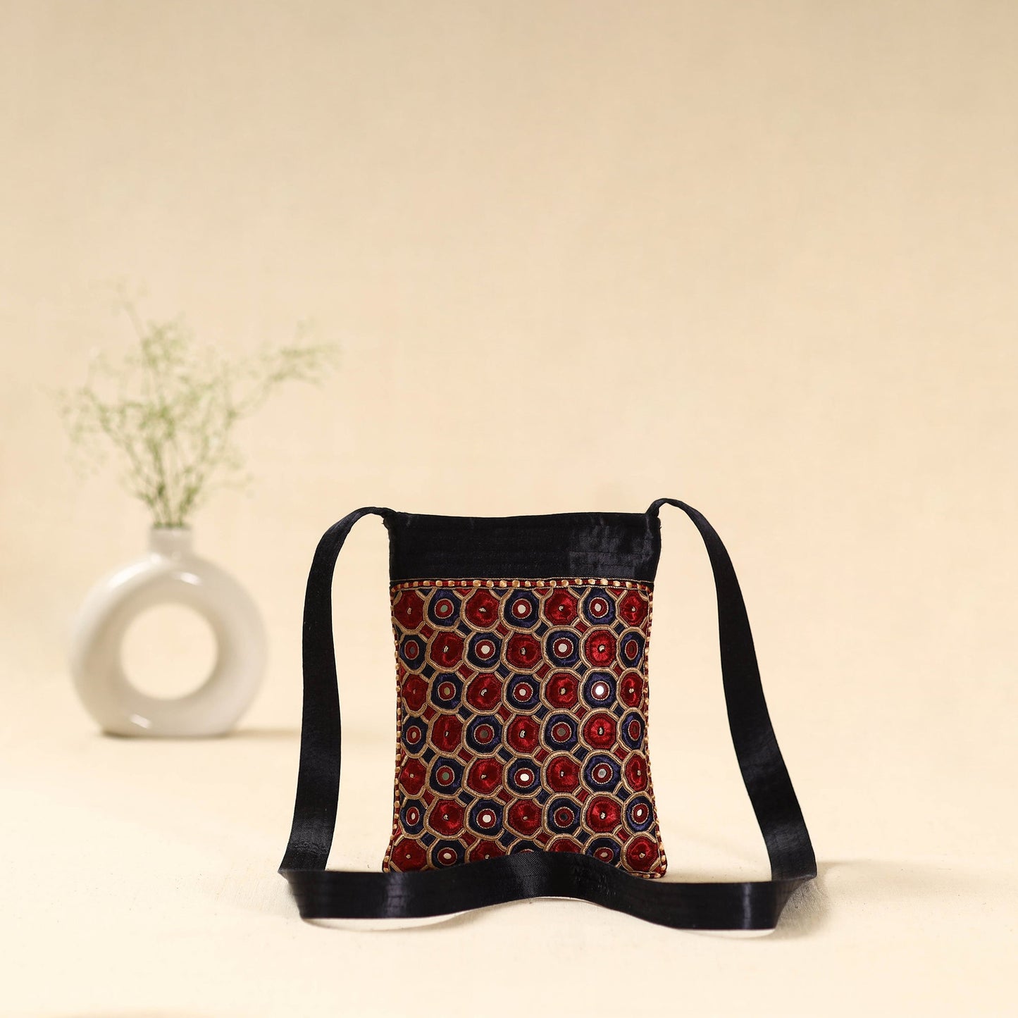 Kutch pakko hand embroidered sling bag 61 - handcrafted