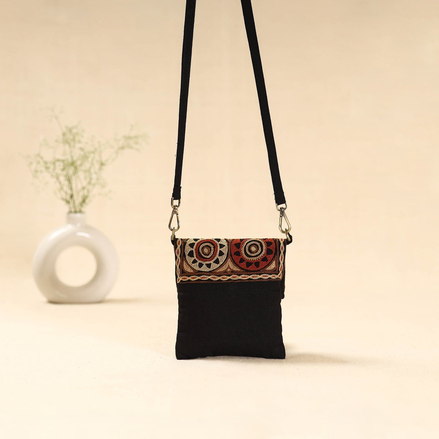 Kutch pakko hand embroidered sling bag 84 - handcrafted