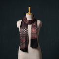 Kutch printed mashru silk stole 04 - handcrafted