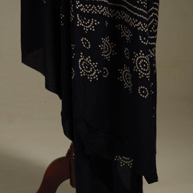 Kutch printed rayon dupatta 46 - handcrafted