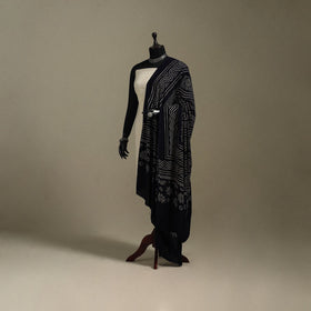 Kutch printed rayon dupatta 46 - handcrafted