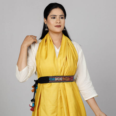  Mirror Work Kutch Embroidery Fabric Belt 