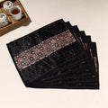  Blsck Tagai Embroidery Table Mats