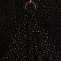Black - kutch tie-dye soft cotton bandhani fabric 04
