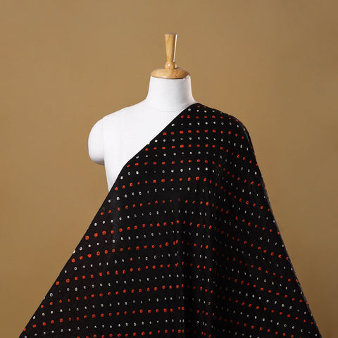 Kutch tie-dye cotton bandhani fabric 10 - handcrafted