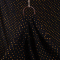 Black - kutch tie-dye cotton bandhani fabric 11