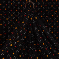 Black - kutch tie & dye cotton bandhani fabric 14
