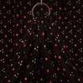 Black - kutch tie-dye cotton bandhani fabric 15