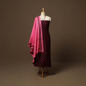 Leheriya tie-dye cotton 2pc unstitched dress material