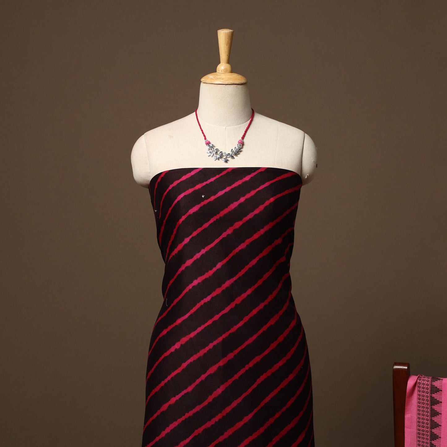 Leheriya tie-dye cotton 2pc unstitched dress material