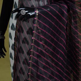 Black - tie-dye kota doria cotton leheriya dupatta 08