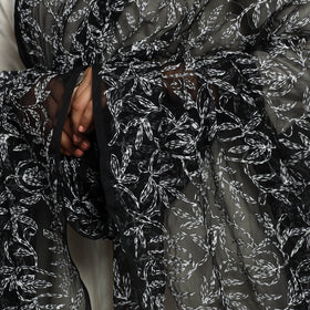  Lucknow Chikankari Tepchi Embroidery Georgette Dupatta 05 