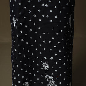 Lucknowi chikankari hand work bandhani unstitched kurta