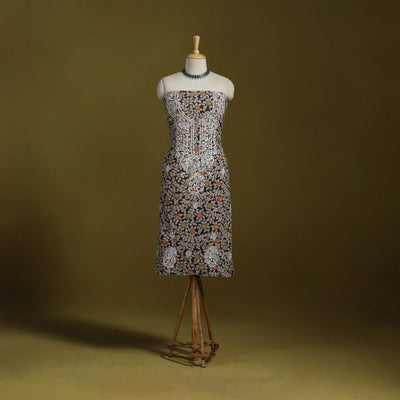 Lucknowi chikankari work kalamkari unstitched kurta