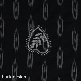 Lucknowi chikankari work pochampally ikat unstitched kurta