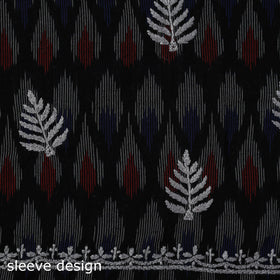 Lucknowi chikankari work pochampally ikat unstitched kurta