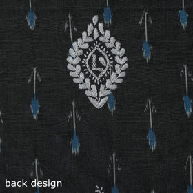 Lucknowi chikankari work pochampally ikat unstitched kurta