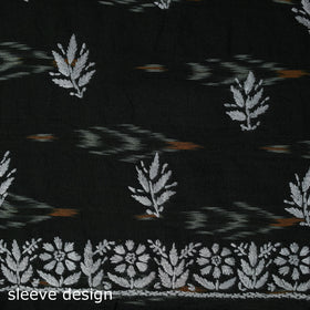 Lucknowi chikankari work pochampally ikat unstitched kurta