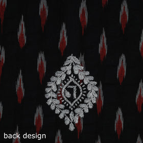 Lucknowi chikankari work pochampally ikat unstitched kurta