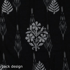 Lucknowi chikankari work pochampally ikat unstitched kurta