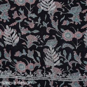 Lucknowi chikankari work sanganeri unstitched kurta