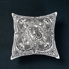  Madhubani Handpainted Cotton Cushion Cover Online at iTokri.com