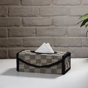 Black Madur Grass Tissue Box (4 x 10 in) Online in India