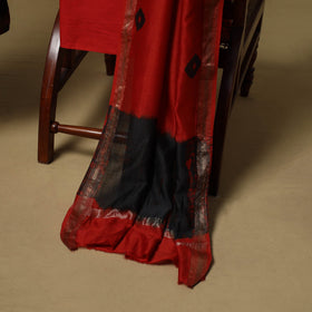Maheshwari silk shibori tie-dye 3pc unstitched dress