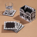  Mandana Art Handpainted Paper Mache Coasters 