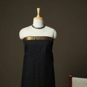 Mangalagiri cotton 3pc unstitched dress material with zari