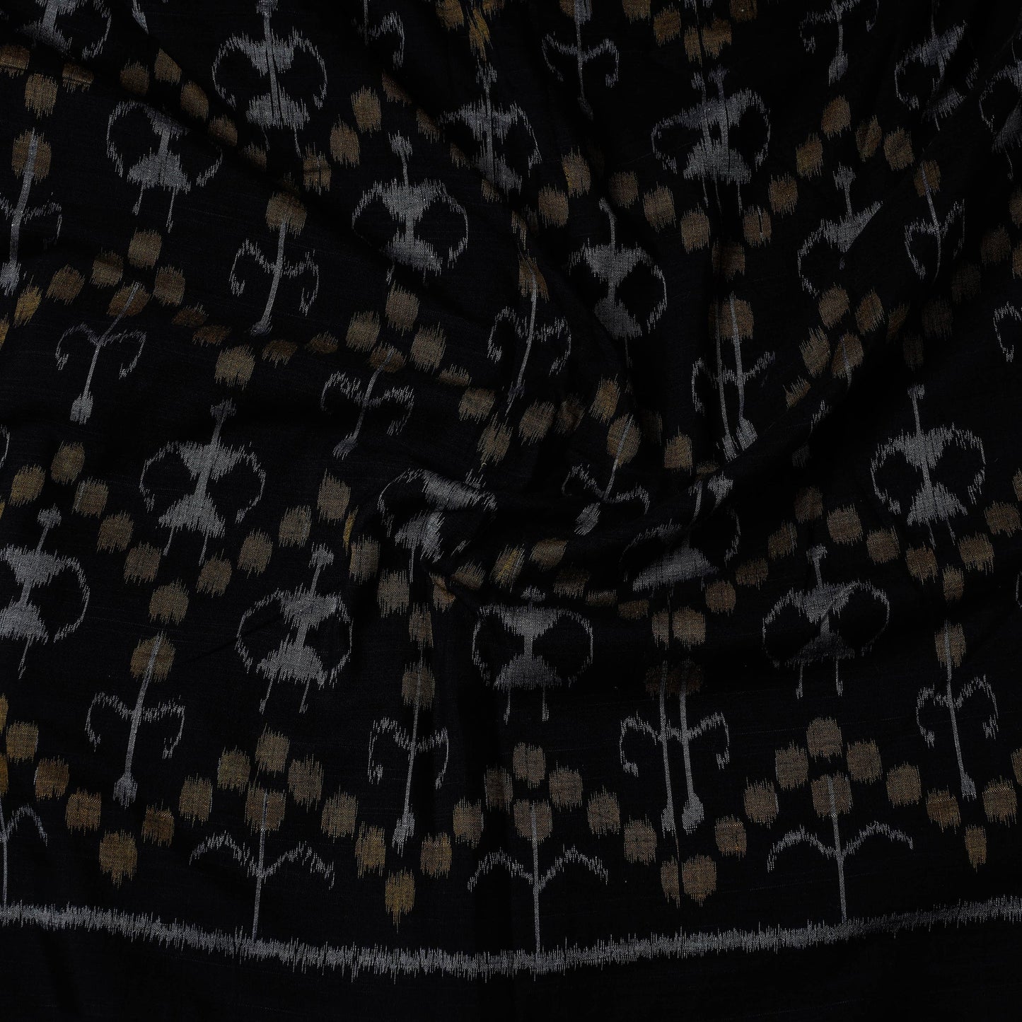 Buy Maniabandha Ikat Weave Handloom Cotton Fabric Online at iTokri.com