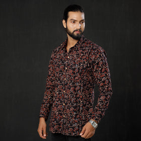  iTokri Casuals - Ajrakh Printed Cotton Men Full Sleeve Shirt 